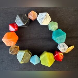 Plunder Design Mar Chunky Beaded Stretch Bracelet